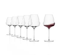 Stölzle Lausitz Bicchieri da vino rosso cocoon, set da 6 bicchieri da vino rosso di alta qualità, grandi stravaganti/bicchieri da vino rosso