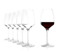 Stölzle Lausitz Bicchieri da Vino Rosso Experience Set di 6, 450ml - Calici Premium Ideali per Vini Rossi - Eleganti Bicchieri in Cristallo per Massima Aromatizzazione - Lavabili in Lavastoviglie