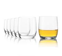 Stölzle Lausitz Bicchieri da Whisky D.O.F. Weinland Set di 6, 350ml - Bicchieri Eleganti in Cristallo - Resistenti e Lavabili in Lavastoviglie, Ideali per Whisky, Bourbon e Cocktail