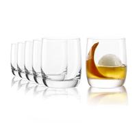 Stölzle Lausitz Bicchieri da Whisky Weinland Set di 6, 295ml - Eleganti Tumbler in Cristallo Senza Piombo - Resistenti e Lavabili in Lavastoviglie, Ideali per Whisky, Bourbon o Cocktail
