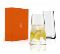 Stölzle Lausitz Bicchieri Longdrink Power Set di 2, 460 ml - Eleganti Bicchieri Highball per Cocktail, Acqua & Succhi - Bicchieri in Cristallo di Alta Qualità - Lavabili in Lavastoviglie e Resistenti