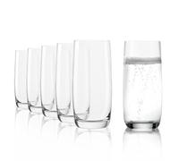 Stölzle Lausitz Bicchieri Longdrink Weinland Set 6, 390ml - Bicchieri Eleganti in Cristallo per Cocktail, Bevande, Acqua & Succo - Resistenti e Lavabili in Lavastoviglie