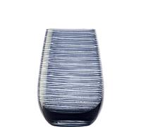 Stölzle Lausitz Bicchieri TWISTER 465ml Grigio fumo I Set di 6 bicchieri I Set di bicchieri lavabili in lavastoviglie I infrangibili I bicchieri universali per acqua, succhi e long drink