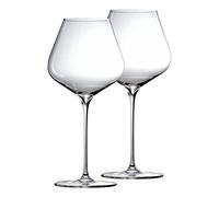 Stölzle Lausitz Calice Borgogna Q1, 650 ml, set da 2 bicchieri da vino rosso, fatti a mano e soffiati a bocca, consigliato il lavaggio a mano, massima qualità