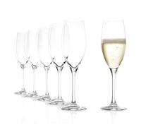 Stölzle Lausitz Calici da Champagne Classic Set di 6, 240 ml - Flûte Eleganti in Cristallo per Prosecco & Spumanti - Lavabili in Lavastoviglie & Made in Germany