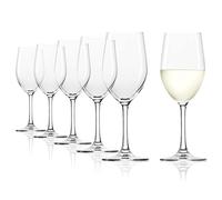 Stölzle Lausitz Calici da Vino Bianco Classic Set 6 pezzi, 305ml - Cristallo Robusto Ideale per Vini Bianchi & Rossi Leggeri - Lavabili in Lavastoviglie, Made in Germany