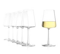 Stölzle Lausitz Calici da Vino Bianco Power Set di 6, 400 ml - Calici Moderni per il Massimo Sviluppo degli Aromi - Eleganti Bicchieri in Cristallo - Lavabili in Lavastoviglie e Resistenti