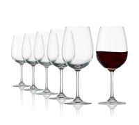 Stölzle Lausitz Calici da Vino Rosso Weinland Set 6, 450 ml - Eleganti Bicchieri Ideali per Bordeaux - Calice in Cristallo per la Massima Aromaticità - Lavabili in Lavastoviglie