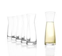 Stölzle Lausitz Caraffa Universale 6 pezzi da 125 ml - Elegante Mini Caraffa in Cristallo Senza Piombo - Per Acqua Succo Latte o Liquori - Lavabile in Lavastoviglie - Prodotta in Germania