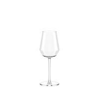 Stölzle Lausitz Celestia, set di 6 bicchieri da vino bianco, 410 ml, ideale per lo sviluppo degli aromi del vino bianco, design con superficie sfaccettata, bicchieri da vino robusti con ventilazione