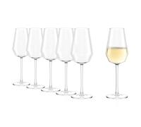 Stölzle Lausitz Celestia, set di 6 calici da spumante da 360 ml, con superficie sfaccettata e perfetta perlazione, ideali per champagne e spumante, robusti calici da champagne, lavabili in