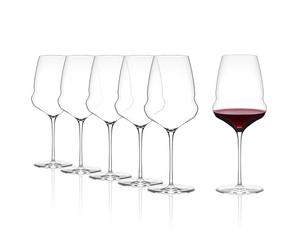 Stölzle Lausitz Cocoon Burgundy Glasses/Bicchieri da vino rosso Bordeaux/Set di 6 grandi bicchieri da vino rosso di alta qualità