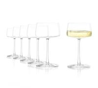Stölzle Lausitz Coppe Champagne Power Set di 6, 275 ml - Eleganti Bicchieri in Cristallo per Champagne, Spumante & Prosecco - Alta Qualità Made in Germany - Lavabili in Lavastoviglie