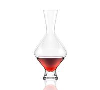 Stölzle Lausitz Decanter Dancing Vulkanos 750 ml - Elegante decanter in cristallo soffiato a bocca per vino rosso - Massima ossigenazione degli aromi - Lavabile in lavastoviglie - Idea regalo vino