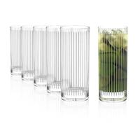Stölzle Lausitz New York Bar-Soho - Set di 6 bicchieri per acqua, succo o cocktail, 405 ml, lavabili in lavastoviglie, in cristallo, semplici bicchieri universali