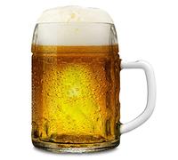 Stölzle Lausitz Oberglas Boccale Kaiser 0,5l l Boccale originale dell’Oktoberfest I Set di 6 pezzi I Bicchiere da birra tradizionale con manico I Lavabili in lavastoviglie I Di pregio