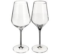 Stölzle Lausitz - Set di 12 bicchieri Quatrophil con 6 bicchieri da vino rosso e 6 bicchieri da vino bianco, set da 12 pezzi, lavabili in lavastoviglie, infrangibili come soffiati a mano, 12 pezzi