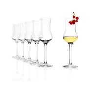 Stölzle Lausitz - Set di 6 bicchieri da grappa, 90 ml, lavabili in lavastoviglie, in pregiato cristallo, alta qualità