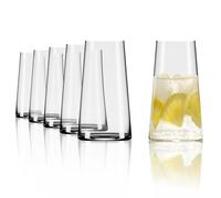 Stölzle Lausitz Bicchieri Longdrink Power Set di 6, 460 ml - Eleganti Bicchieri Highball per Cocktail, Acqua & Succhi - Bicchieri in Cristallo di Alta Qualità - Lavabili in Lavastoviglie e Resistenti