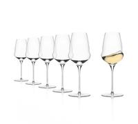 Stölzle Lausitz Set di 6 bicchieri da vino bianco Cocoon/bicchieri da vino in cristallo/elegante bicchiere da vino bianco stravagante/di alta qualità Stölzle