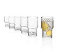 Stölzle Lausitz Set di 6 bicchieri universali Berlin, 313 ml, eleganti bicchieri da cocktail in vetro di cristallo, versatili bicchieri per acqua, per succhi, liquori e long drink, lavabili in