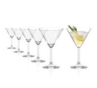 Stölzle Lausitz Set di 6 ciotole da cocktail professionali Martini, 250 ml, bicchieri da aperitivi, bicchieri Cosmopolitan, lavabili in lavastoviglie e antiurto