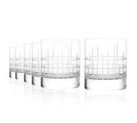 Stölzle Lausitz New York Bar - Set di 6 bicchieri da whisky da 320 ml, design senza tempo, lavabili in lavastoviglie e stabili bicchieri da whisky, in cristallo senza piombo
