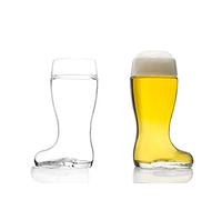 Stölzle Oberglas Bicchieri da birra a stivale 500 ml I set di 2 bicchieri da birra di bella forma 0,5l I lavabili in lavastoviglie I cristallo pregiato senza piombo I infrangibili I stivale