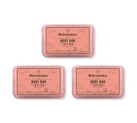 Störtebekker Premium Body Bar Tortuga | Gel doccia solido da uomo | Sapone doccia solido per uomo e donna | Pulizia naturale, profumo meraviglioso | fatto a mano e senza additivi (3 x 120 g)