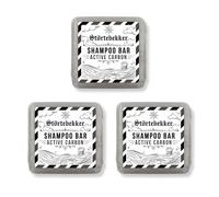 Störtebekker® Premium Shampoo Bar Active Carbon | Shampoo solido da uomo e donna con carbone attivo | 3 in 1 sapone da doccia per uomini | cura intensiva per capelli e cuoio capelluto - vegano
