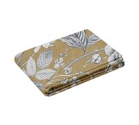 STOF - Copripiumino - Dimensione 240 x 220 cm - Qualità Percale di Cotone - 100% Cotone Certificato Oeko-Tex - Oro - Giallo - Modello Giacinto - Biancheria da letto - Letto Matrimoniale - 2 Persone -