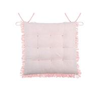 Stof - Cuscino per sedia - Dimensione 40 x 40 cm - 100% cotone - Colore rosa - Modello Praga - Qualità eccezionale - Comodo ed elegante - Facile da pulire