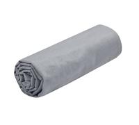 STOF - Lenzuolo con angoli - Dimensioni 90 x 190 cm - 100% cotone certificato Oeko-Tex - Colore Mouse - Modello Eden - Biancheria da letto per la casa - Morbido e confortevole per il nido accogliente