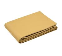 STOF - Lenzuolo piatto - Dimensione 180 x 290 cm - Qualità Percale di Cotone - 100% Cotone Certificato Oeko-Tex - Colore Senape - Modello Elysée - Biancheria da letto per la casa - Morbido e