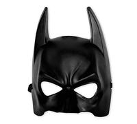 Stoff,Einheitsgröße für Kinder. - Batman Maske für Kids Schwarze Halbmaske aus Kunst