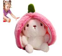 Stoffed Bunny Bag - Morbida catena a chiave di coniglio, mini clip di peluche | accessorio morbido per portafoglio, zaino, portafoglio, simpatico portachiavi giocattolo per ragazze
