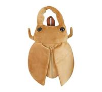 Stofftier-Rucksack - Weicher Plüsch-Tierbeutel mit Cartoon-Käfermotiv, leichtes Kuscheltier-Geschenk für Kinder, geräumiger Mini-Rucksack mit Schultergurten | Ideal für Kindergarten, Reisen, Alltag, S