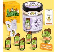 Stofinity Regali di Natale per mamma da figlia figlio, regalo divertente per la mamma per compleanno, festa della mamma, biglietti di affermazione sottaceti, idea regalo unica per suocera