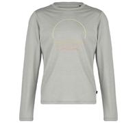 Stoic - Kid's Merino155 LaholmSt. Print L/S - Maglia merino 164 grigio