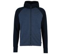 Stoic - MerinoFleece260 FlenSt. Zip Hoody - Felpa di merino con cappuccio L blu