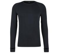 Stoic - MerinoSoft245 TuleboSt. L/S - Maglia merino M nero