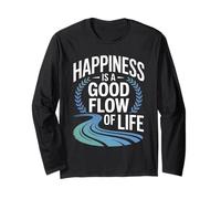Stoic Philosoper Citazione Felicità Motivazionale Stoicismo Maglia a Manica
