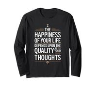 Stoic Philosoper Citazione Stoicismo Motivazionale Felicità Maglia a Manica