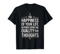 Stoic Philosoper Citazione Stoicismo Motivazionale Felicità Maglietta