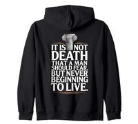 Stoic Philosoper Inspirational Citazione Stoicismo Motivazionale Felpa con Cappuccio
