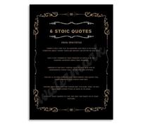 Stoic Quotes Poster Ancient Wisdom Philosophy Art