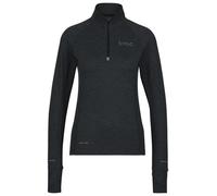 Stoic - Women's HelsingborgSt. Performance L/S with Zip - Maglia da corsa S nero