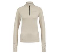 Stoic - Women's HelsingborgSt. Performance L/S with Zip - Maglia da corsa XXL beige