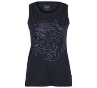 Stoic - Women's Merino155 LaholmSt. Print Tank Flowers - Maglia merino 3XL blu