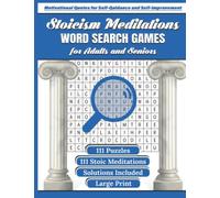 Stoicism Meditations Word Search Games for Adults and Seniors: 111 Word Finder P